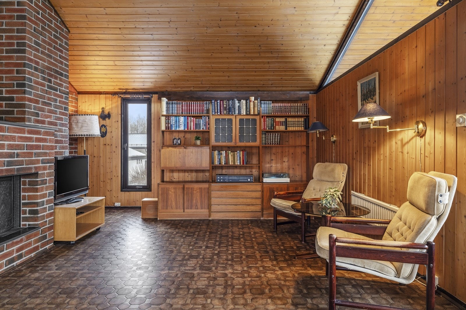 Hyggelig tv-stue Galleribilde