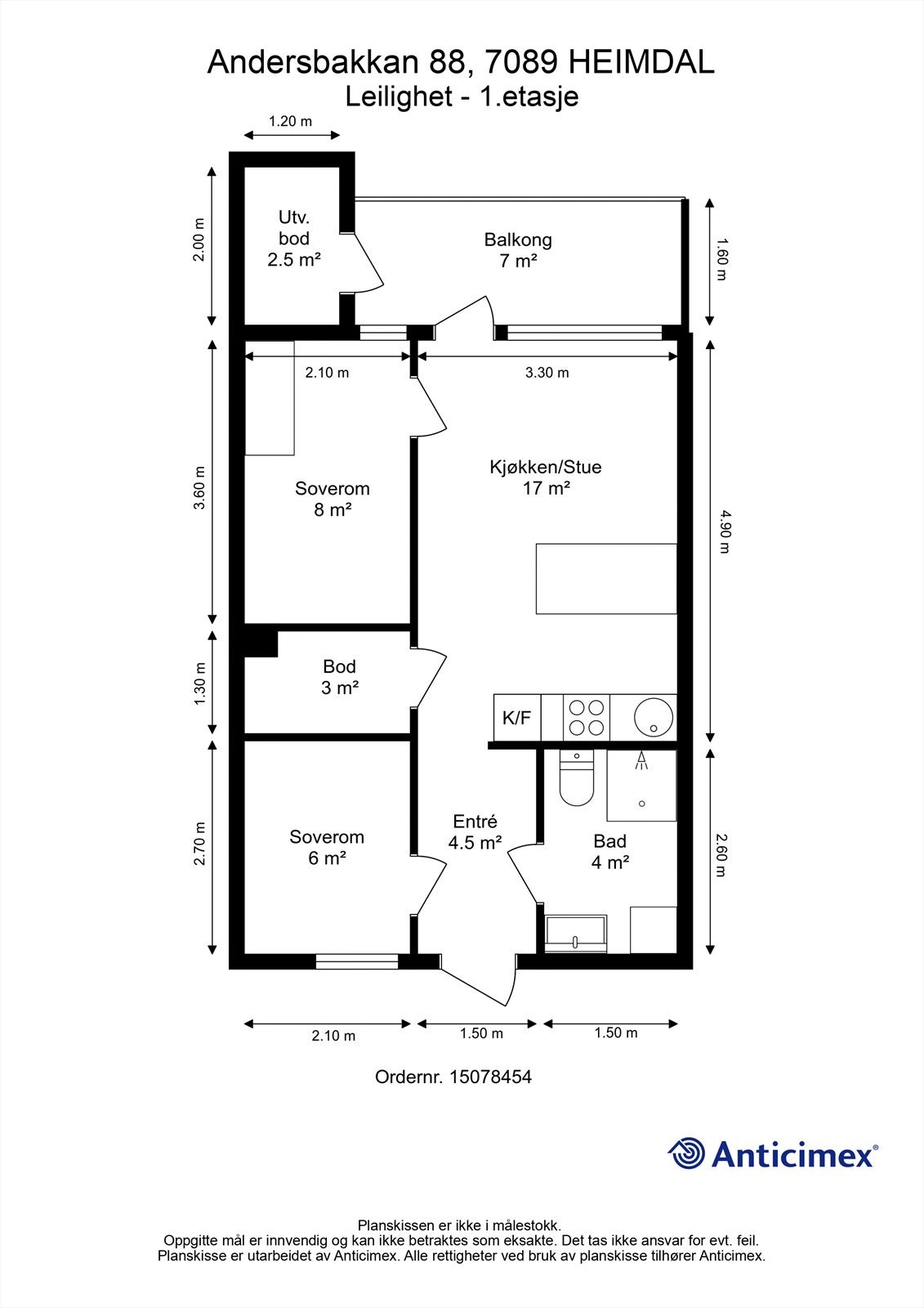 Planskisse. Galleribilde