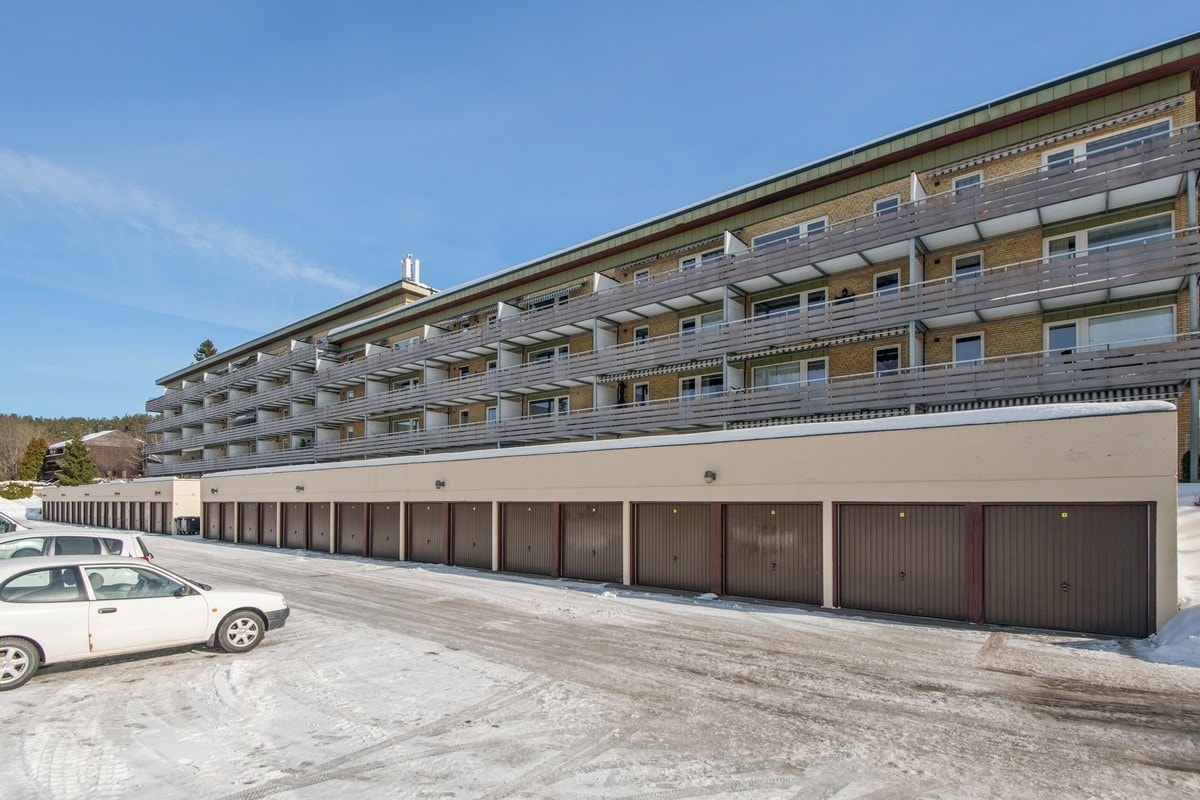 Fasade vinter Galleribilde