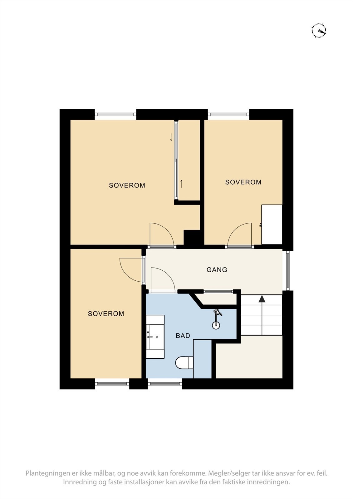 Plantegning 2. etasje Galleribilde