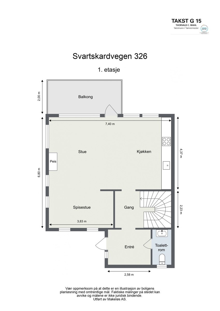 Plantegning 1.etasje Galleribilde