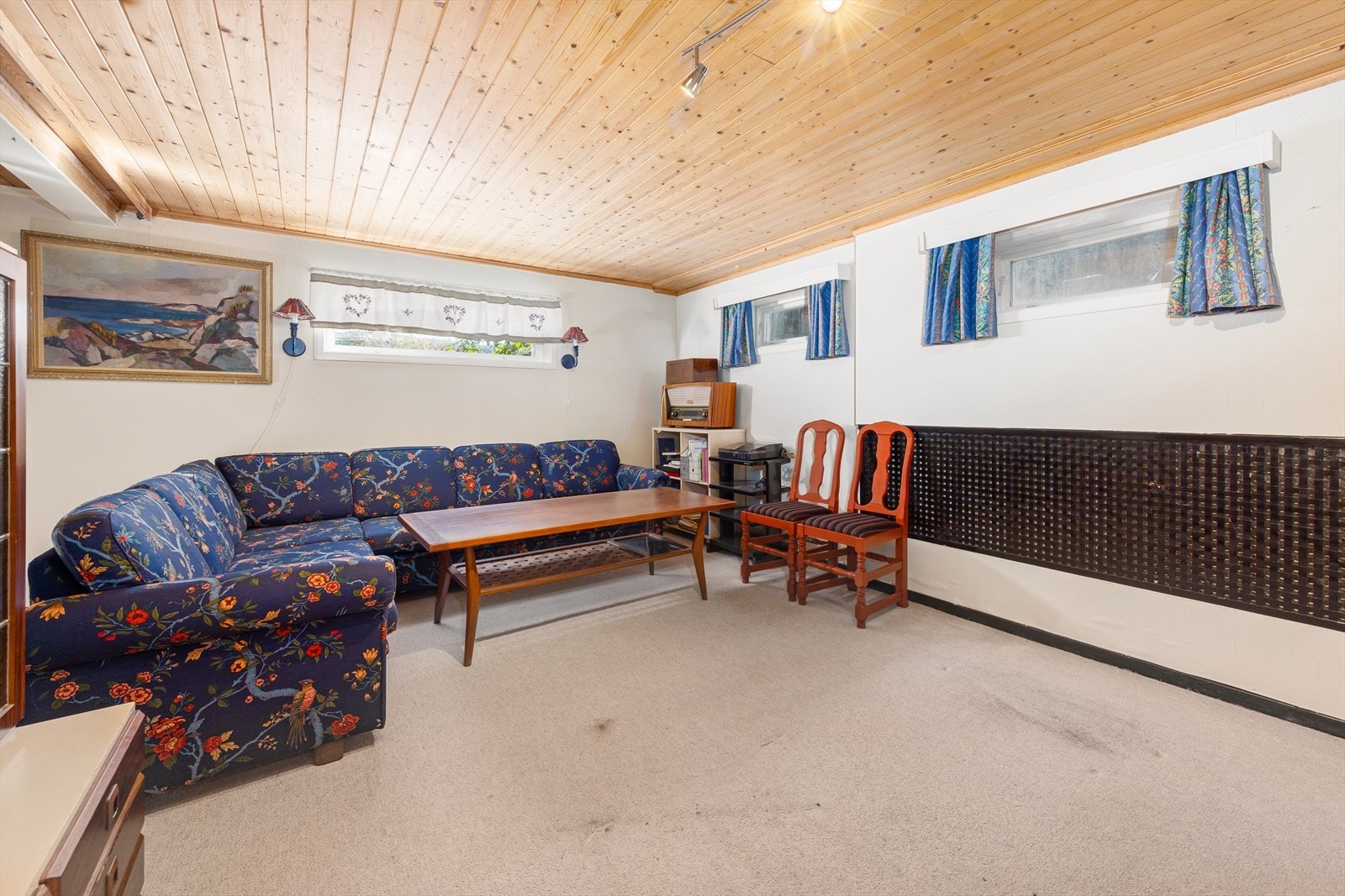 Innredet rom. Galleribilde