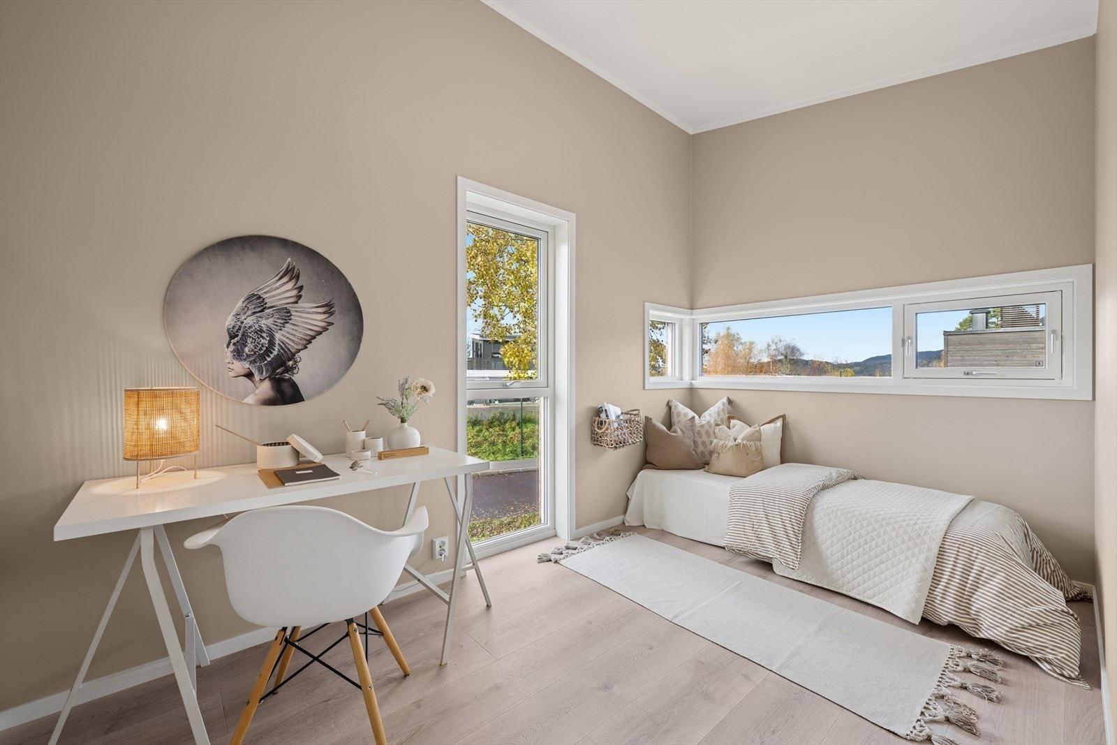 I andre etasje er det totalt fire lekre soverom. Galleribilde