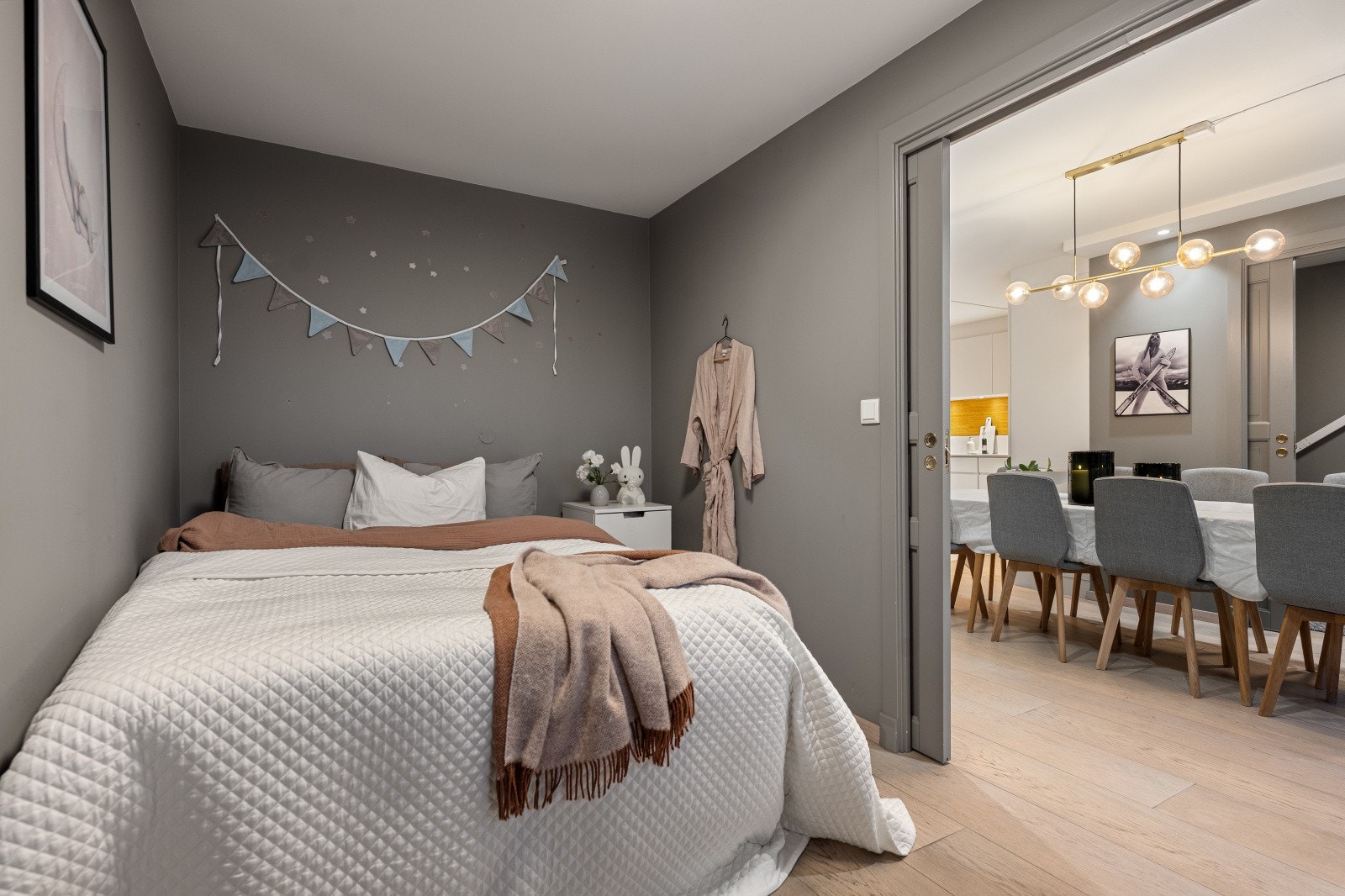 Soverom 2 | Egner seg ypperlig som barnerom med plass til seng og tilhørende møblement. Galleribilde