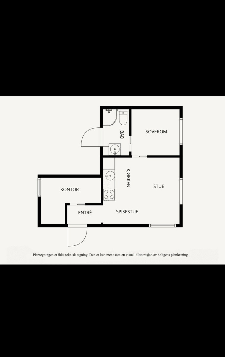 Planløsning. Galleribilde