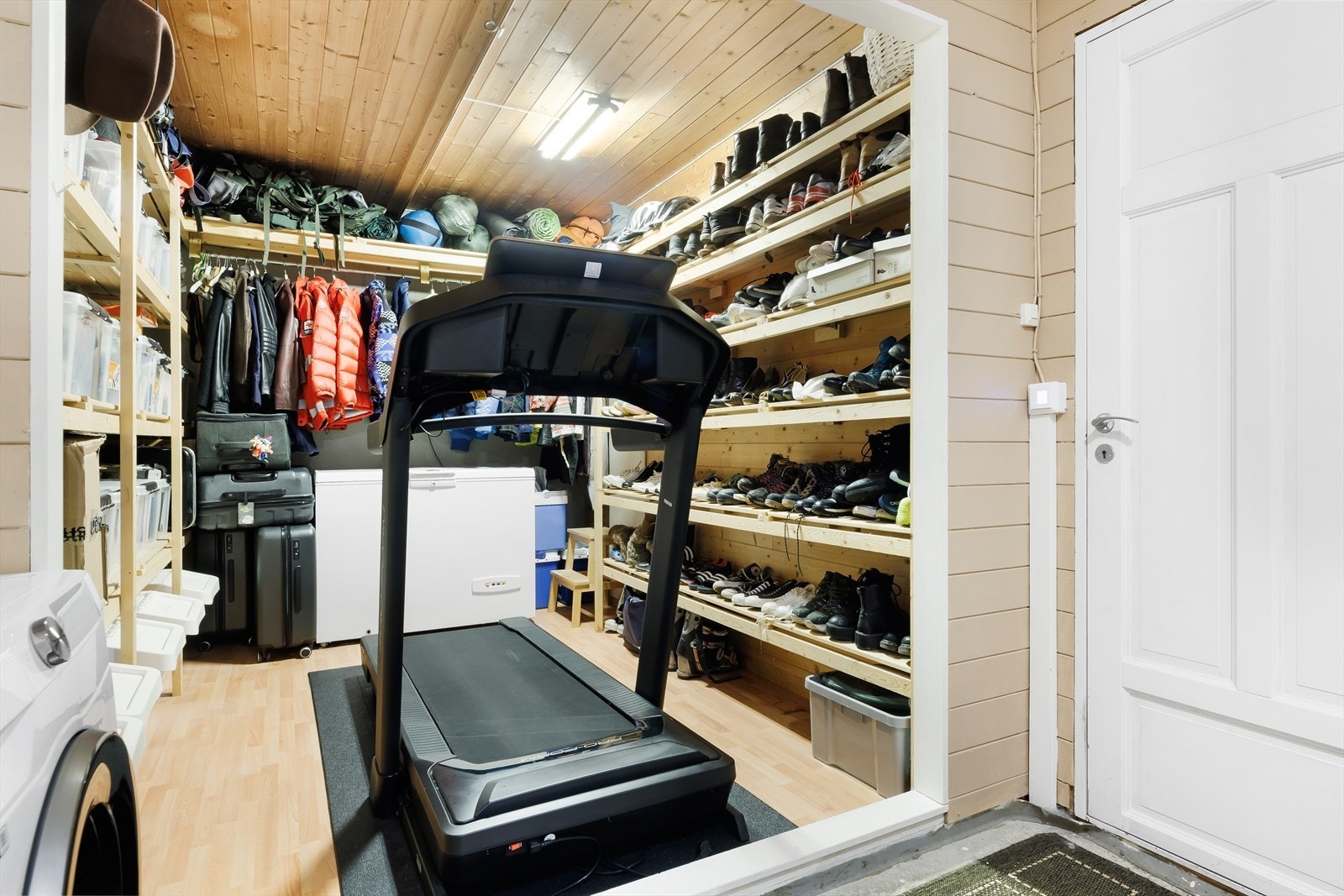 Boden brukes i dag som oppbevaring/treningsrom Galleribilde