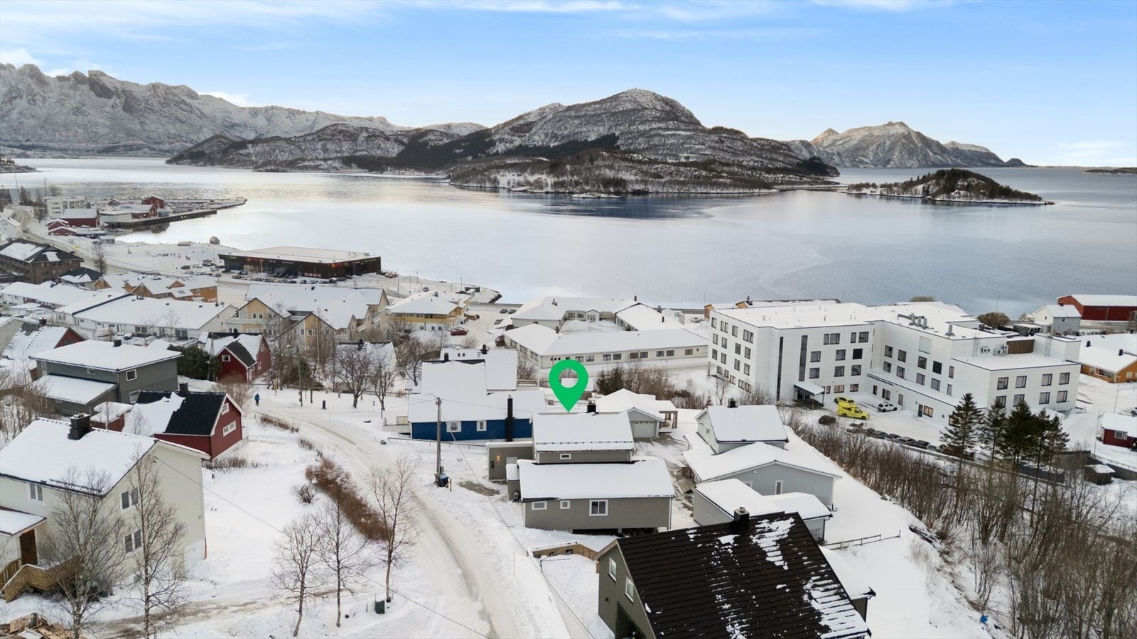 Beliggenheten oppleves som svært barnevennlig og trygg, uten gjennomgangstrafikk både sommer og vinter Galleribilde