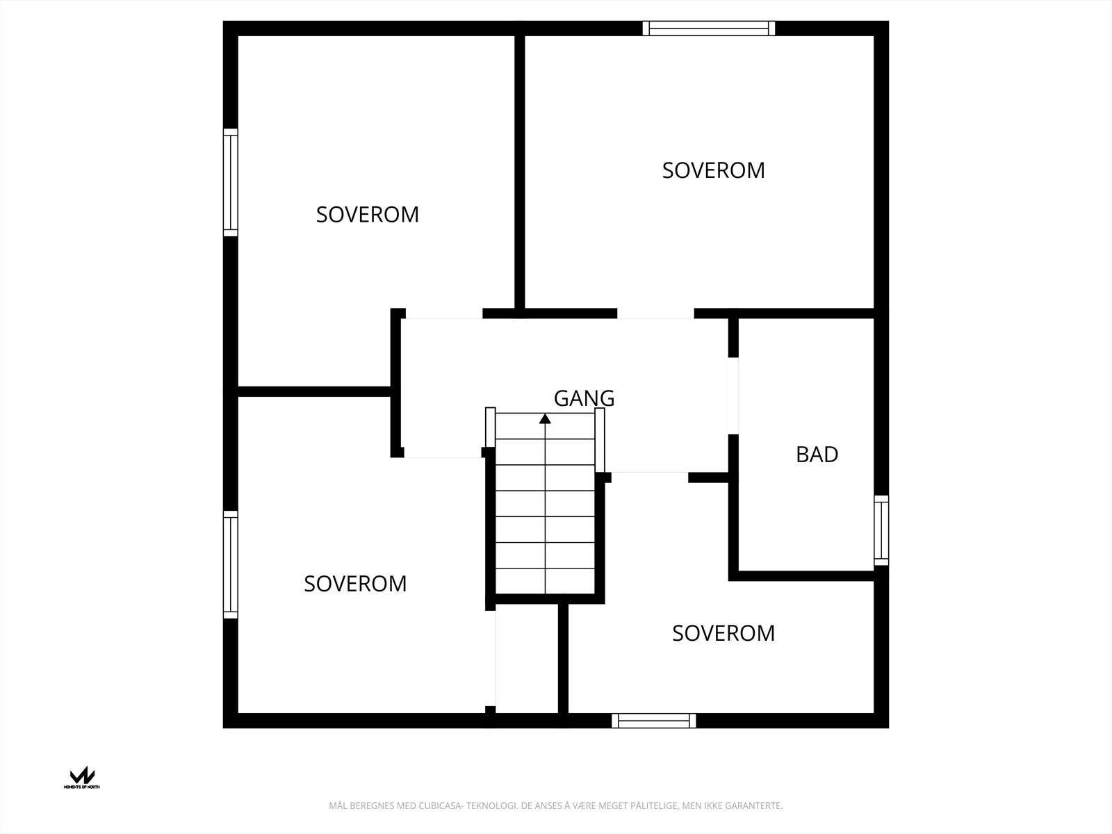 Plantegning 2. etasje Galleribilde