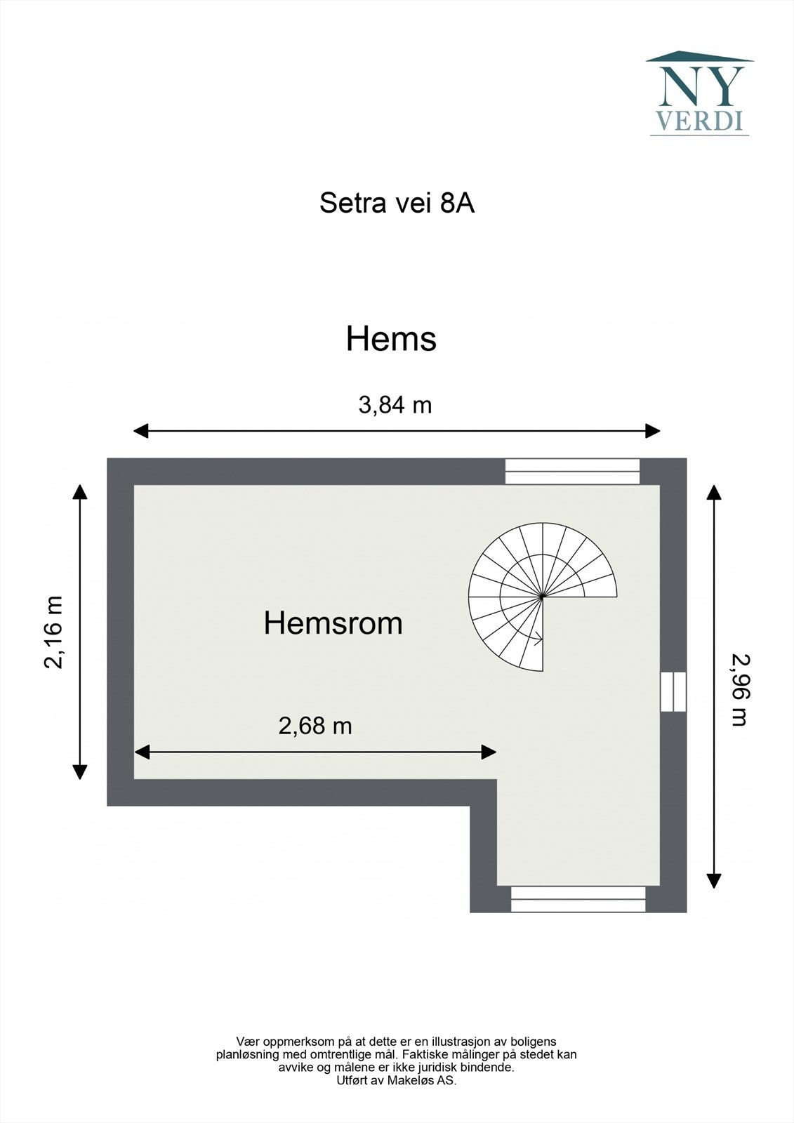 Plantegning hems Galleribilde