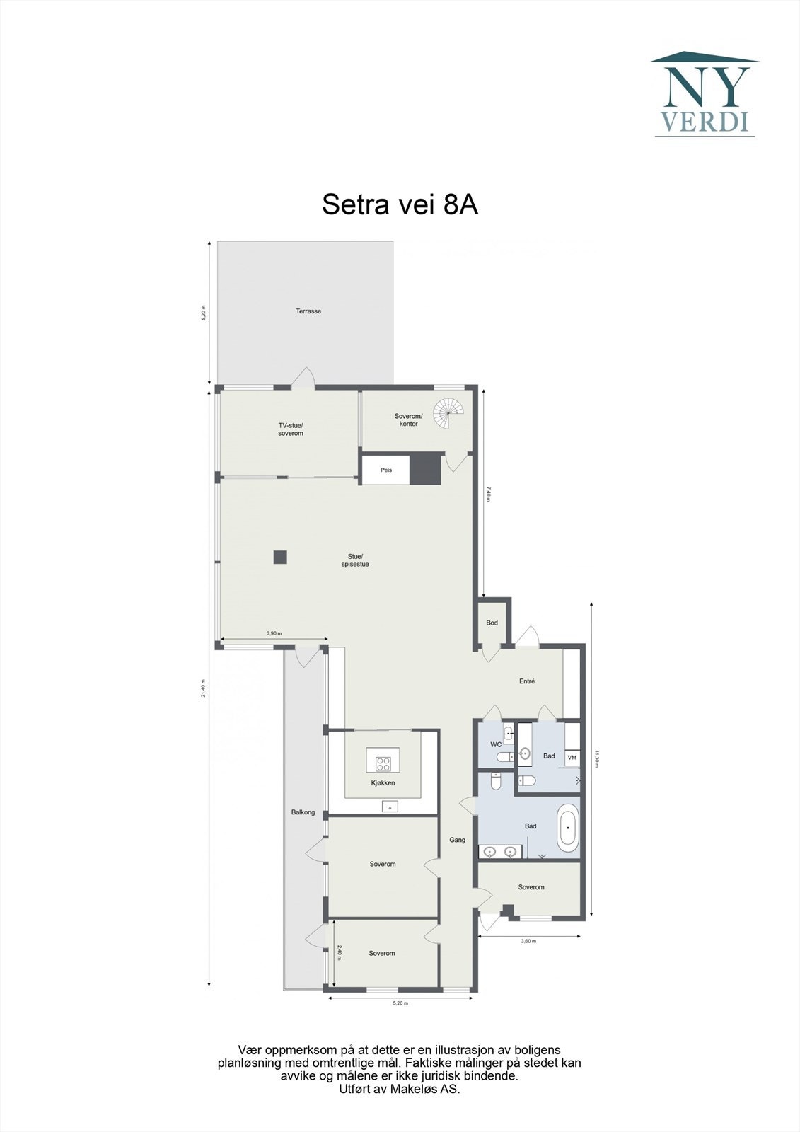 Plantegning Galleribilde