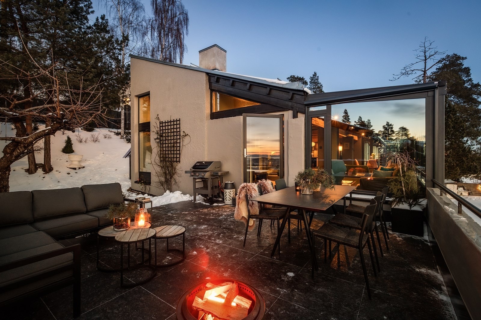 Her kan man glede seg til varme sommerdager og -kvelder utendørs. Galleribilde