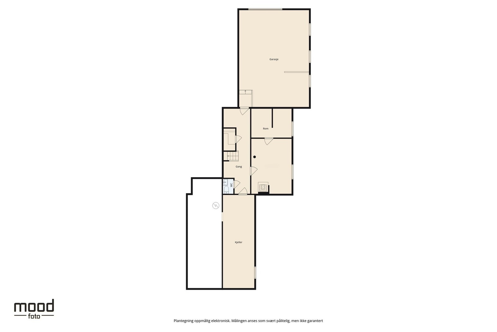 Planløsning underetasjen Galleribilde