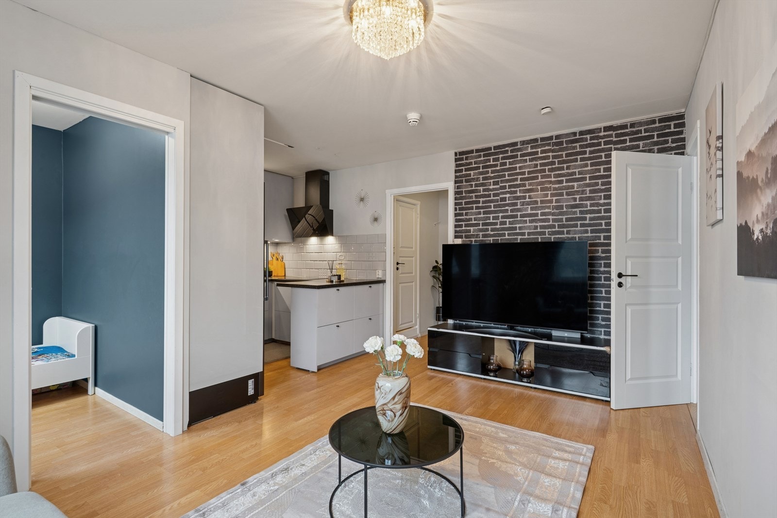 Stuen er et sosialt samlingspunkt for familie og venner. Galleribilde