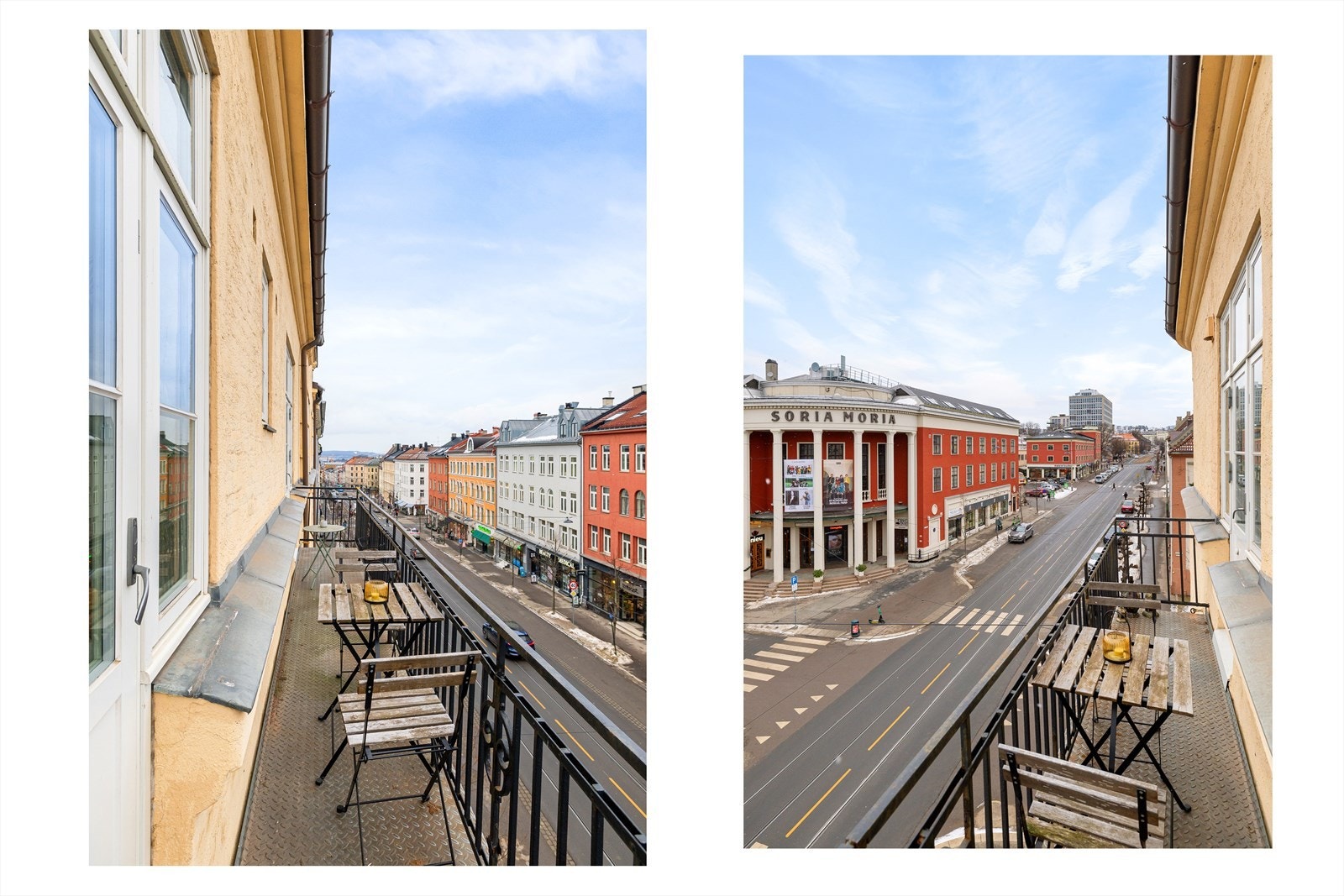 Fra kjøkkenet er det utgang til en vestvendt brannbalkong på ca. 3 kvm. Galleribilde