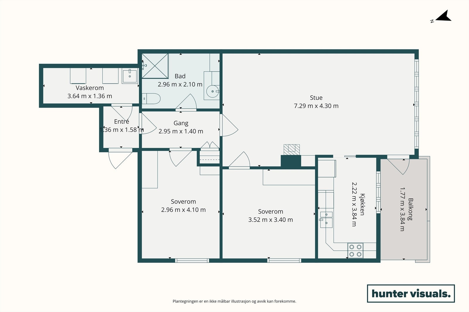 Plantegning Galleribilde