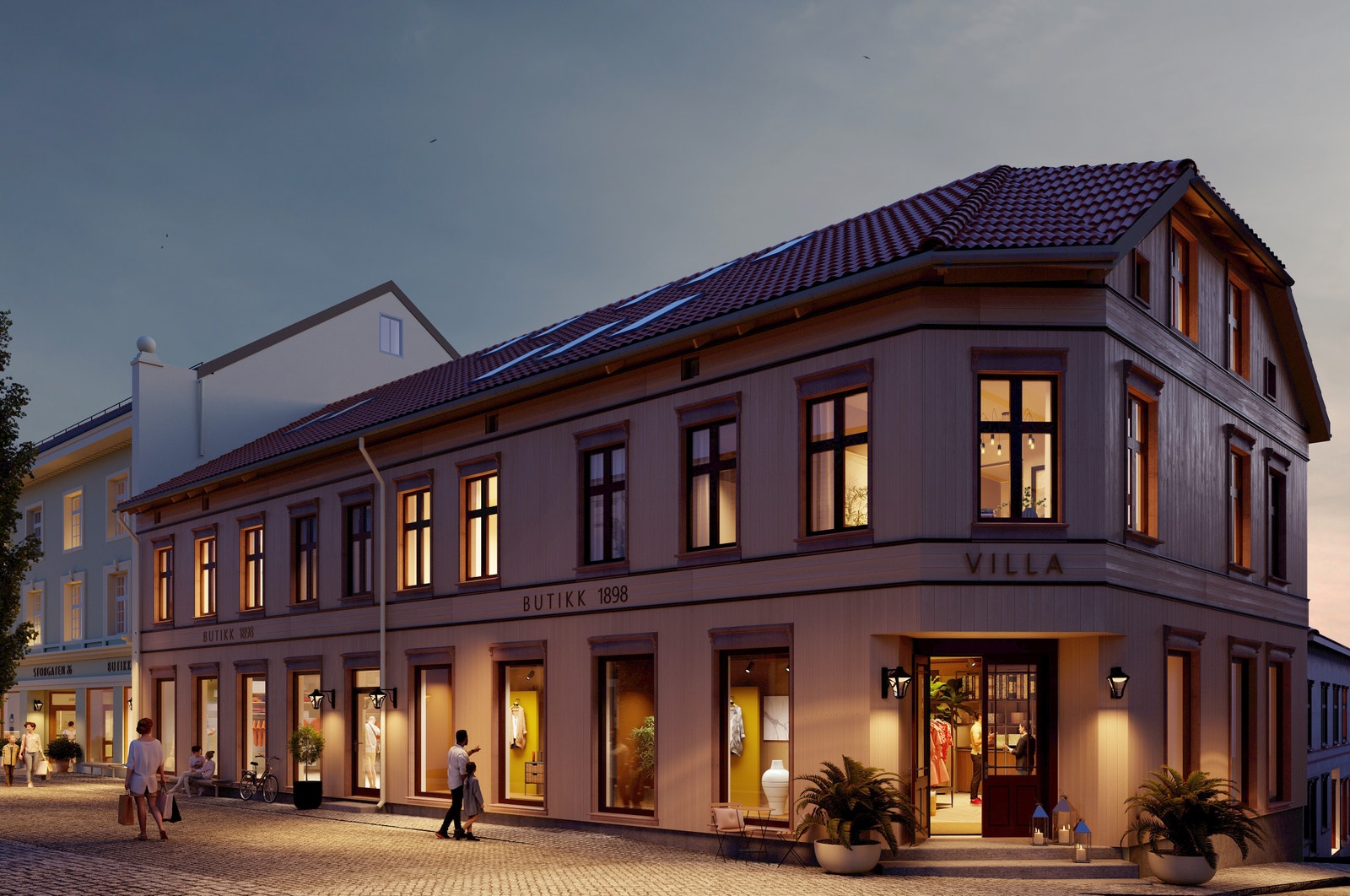 Fasade Storgaten 28 Galleribilde