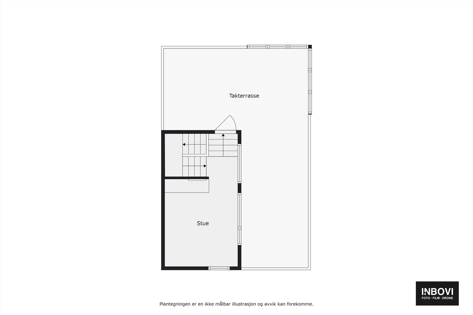 Plantegning 3. etasje Galleribilde