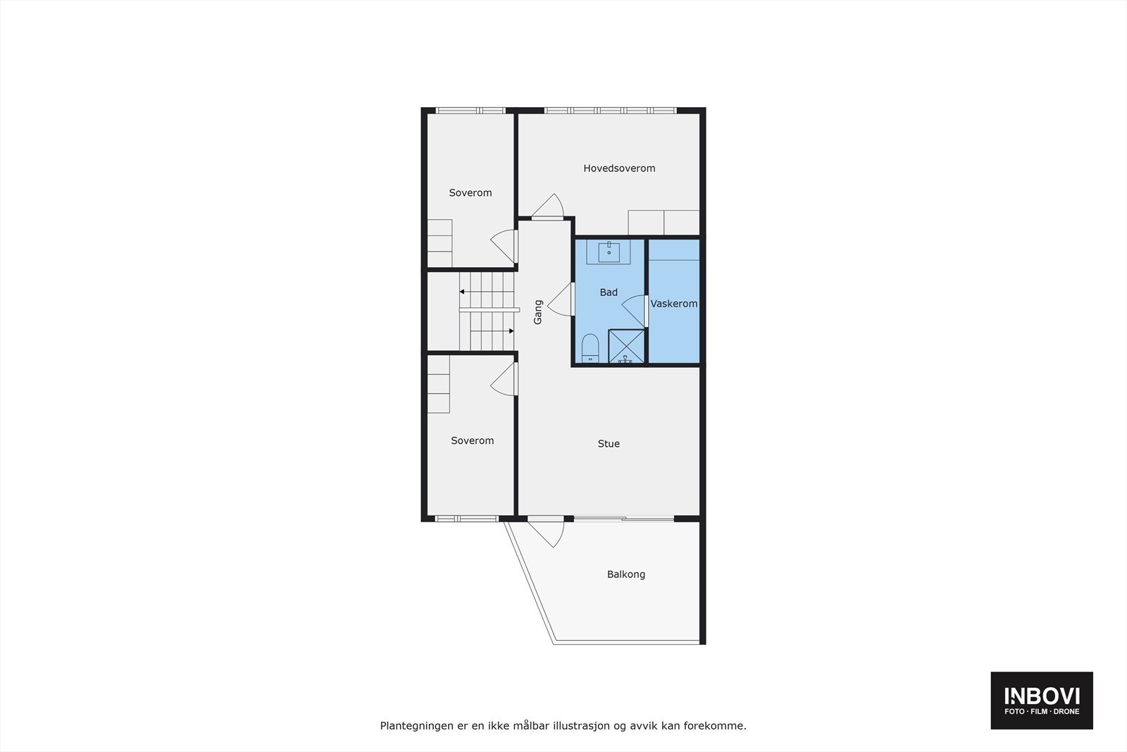 Plantegning 2. etasje Galleribilde