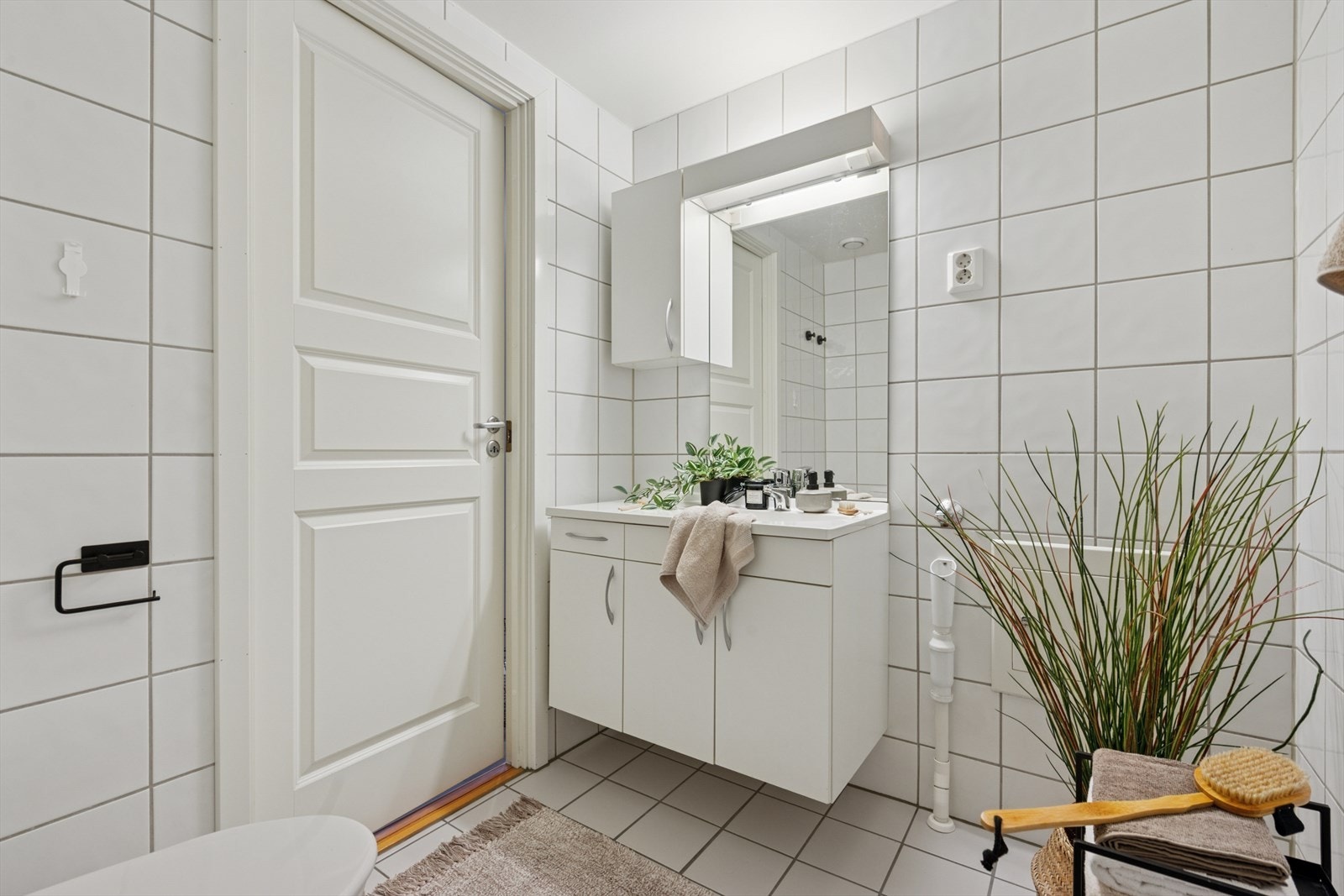 Flislagt baderom med gulvvarme. Galleribilde