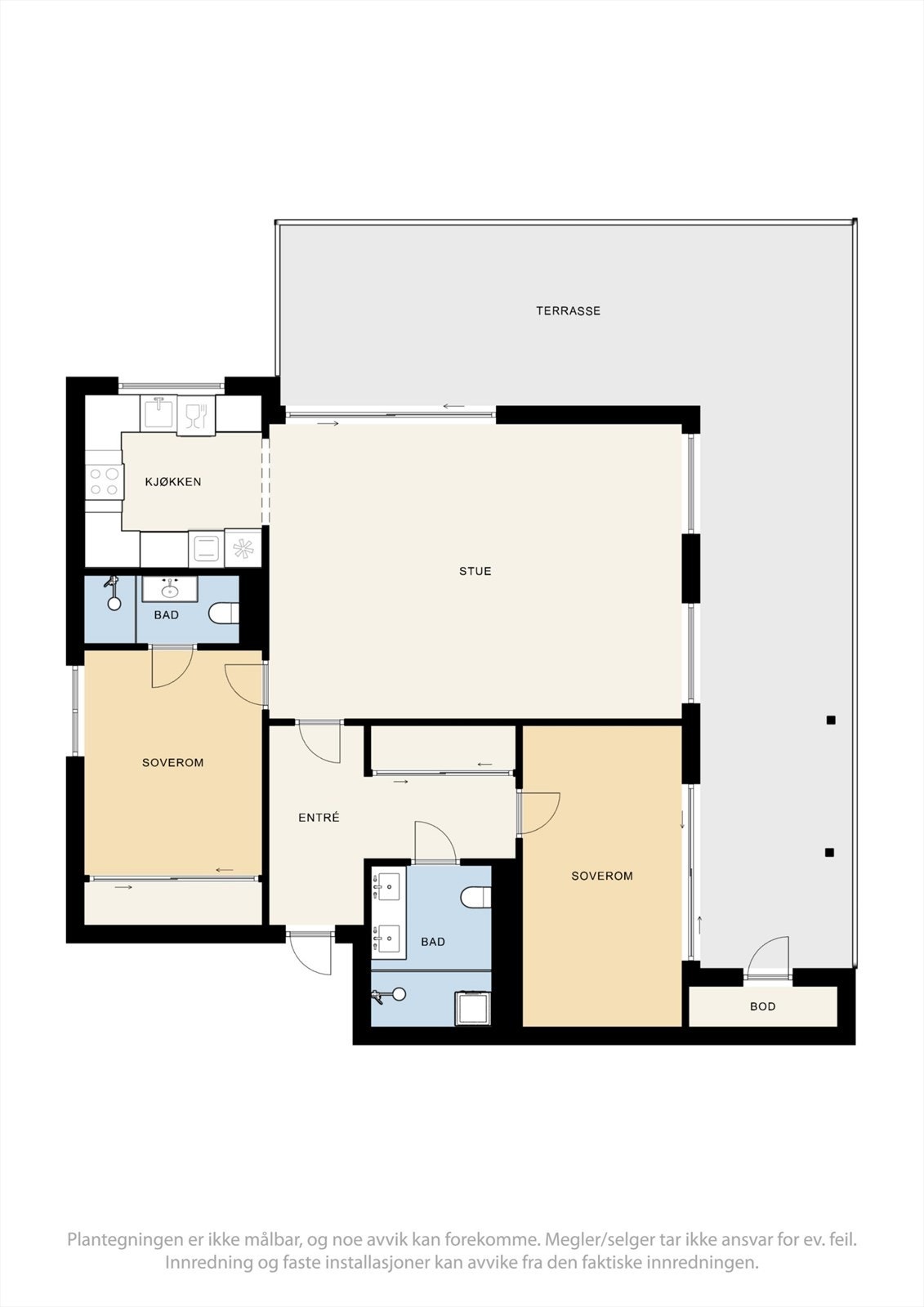 Plantegning Galleribilde