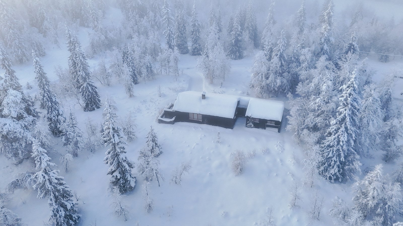 Morketjønnsvegen 41 ligger fint til ved Skottåsen, ca 860 moh. Galleribilde