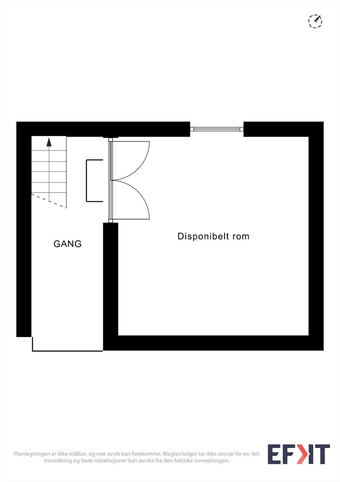 Plantegning 2. etasje på verksted/redskapshus. Galleribilde