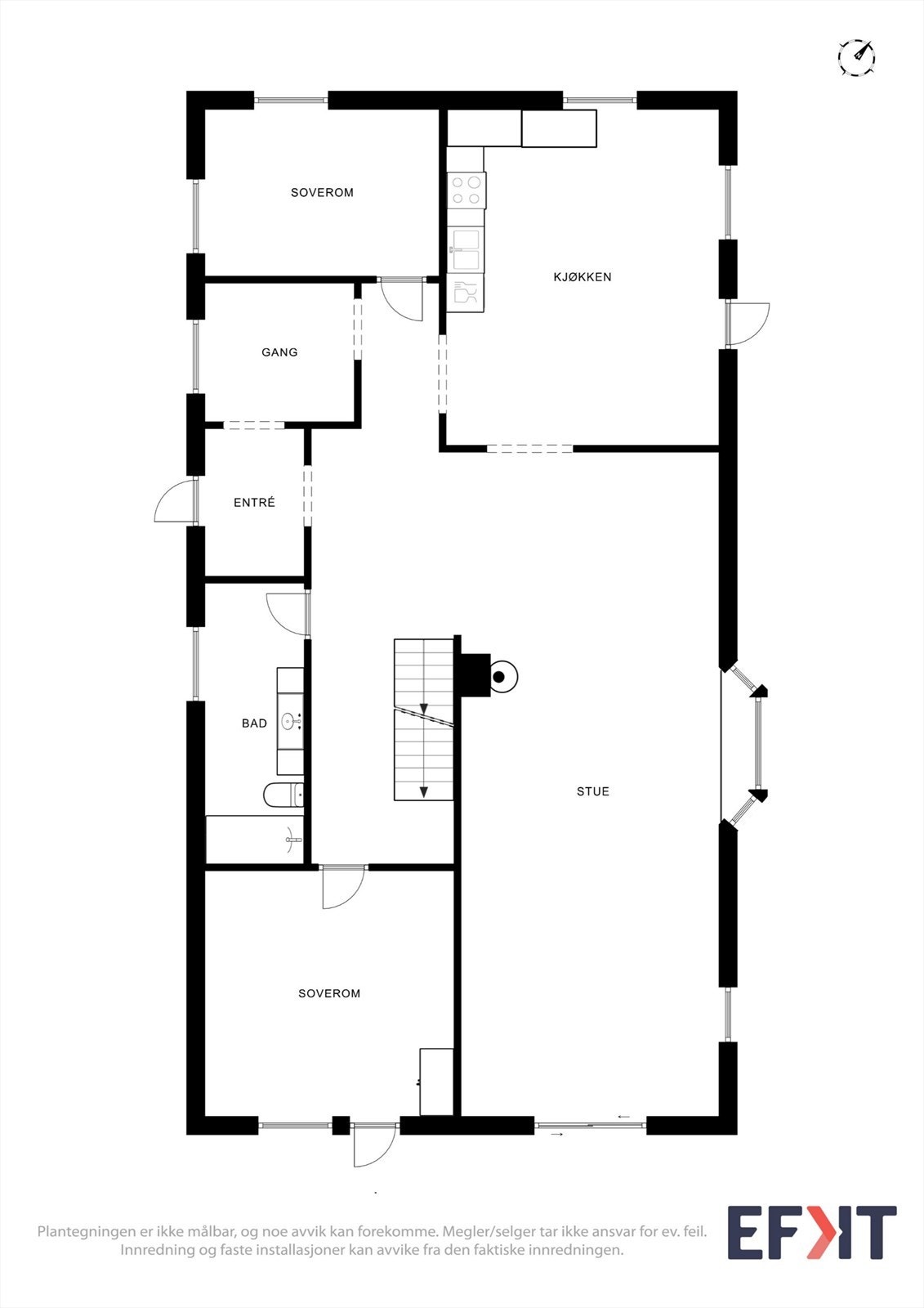 Plantegning 1.etasje. Galleribilde