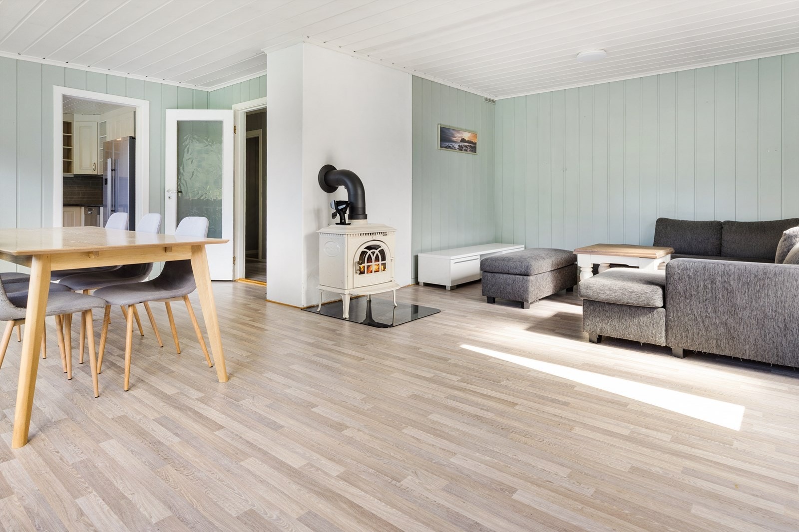 Peisovn sørger for lun og god varme. Galleribilde