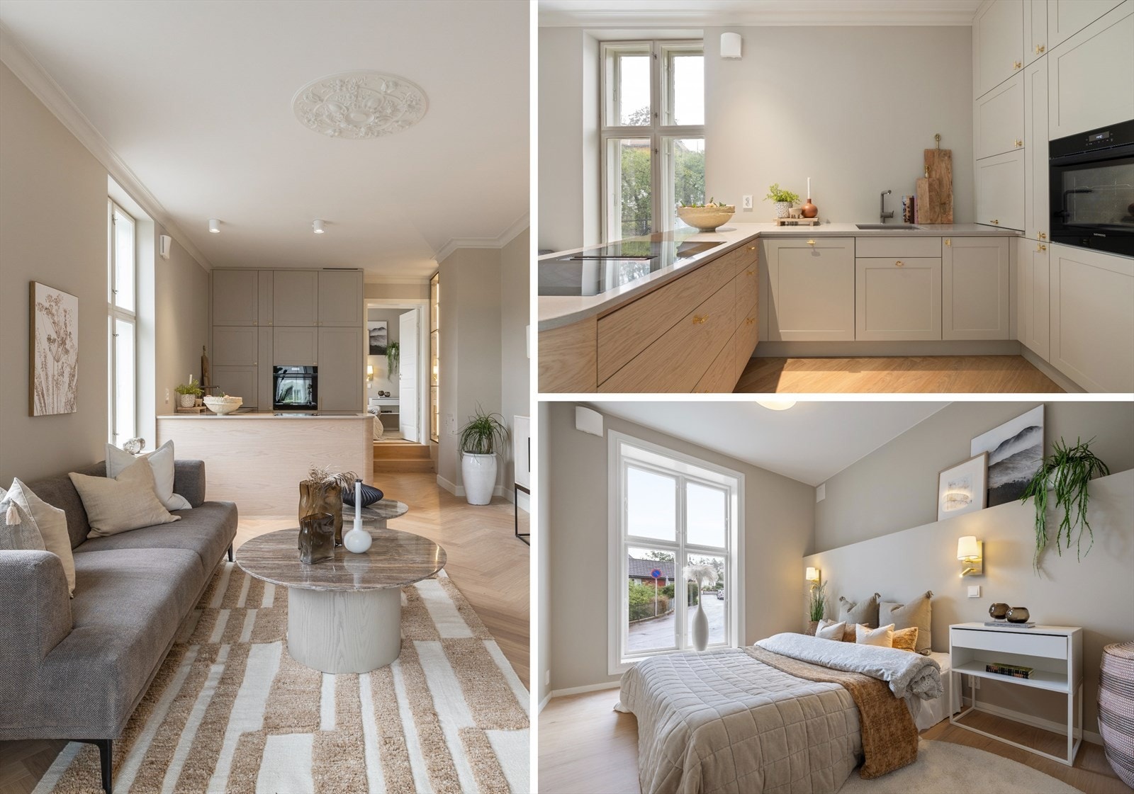 Nyrehabilitert leilighet med gjennomgående høy standard. Galleribilde