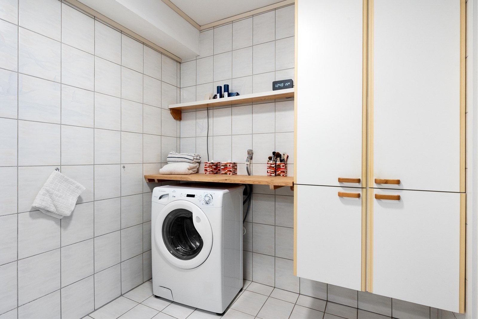 Opplegg for vaskemaskin. Galleribilde