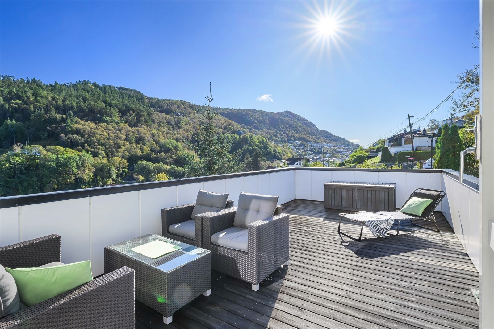 Det er også god plass til utemøbler. Galleribilde