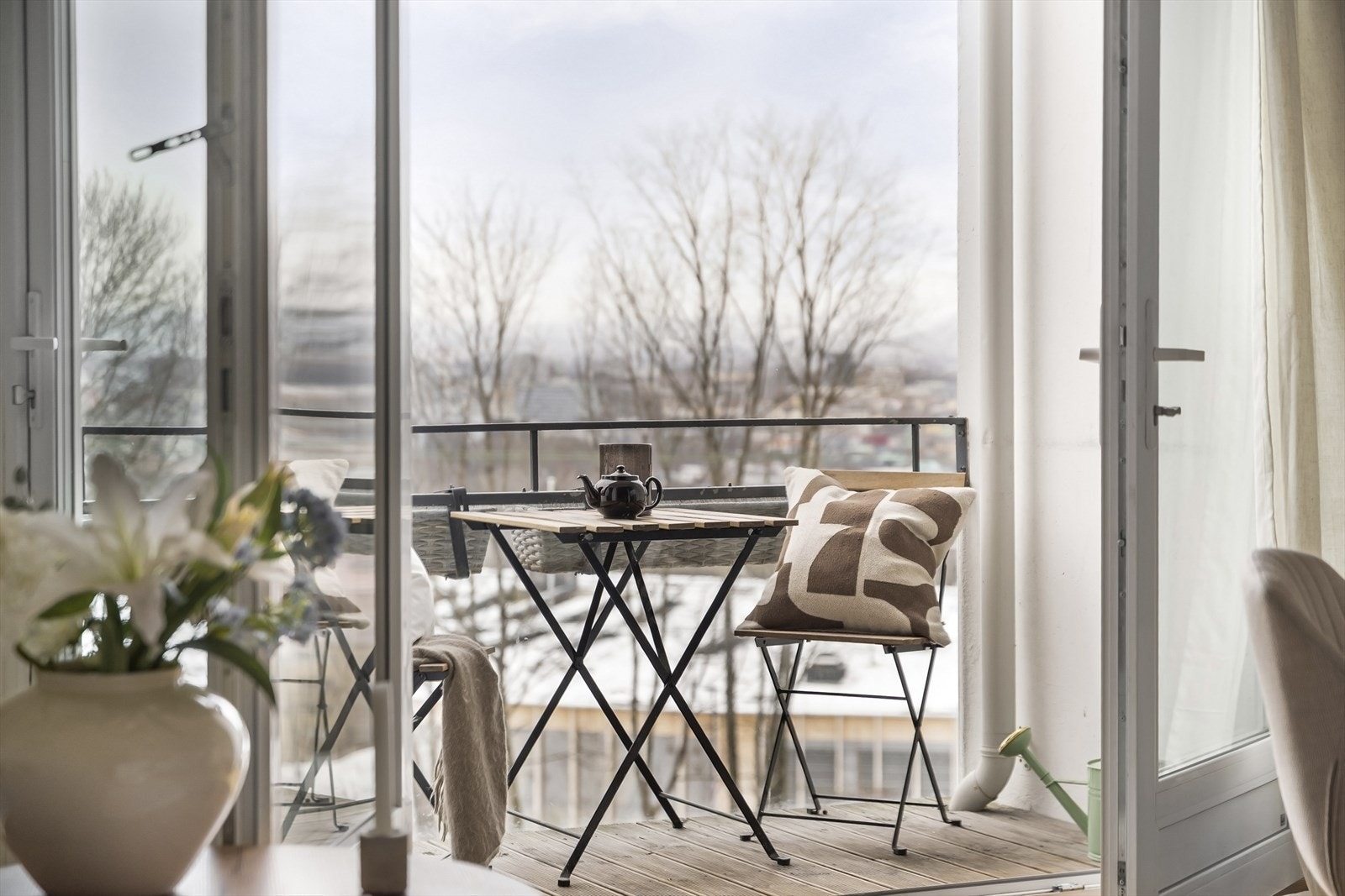 Her kan man innrede med en hyggelig sittegruppe. Galleribilde