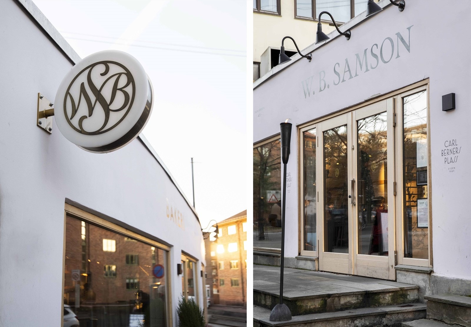 I gangavstand fra leiligheten finner man W.B Samson. Galleribilde