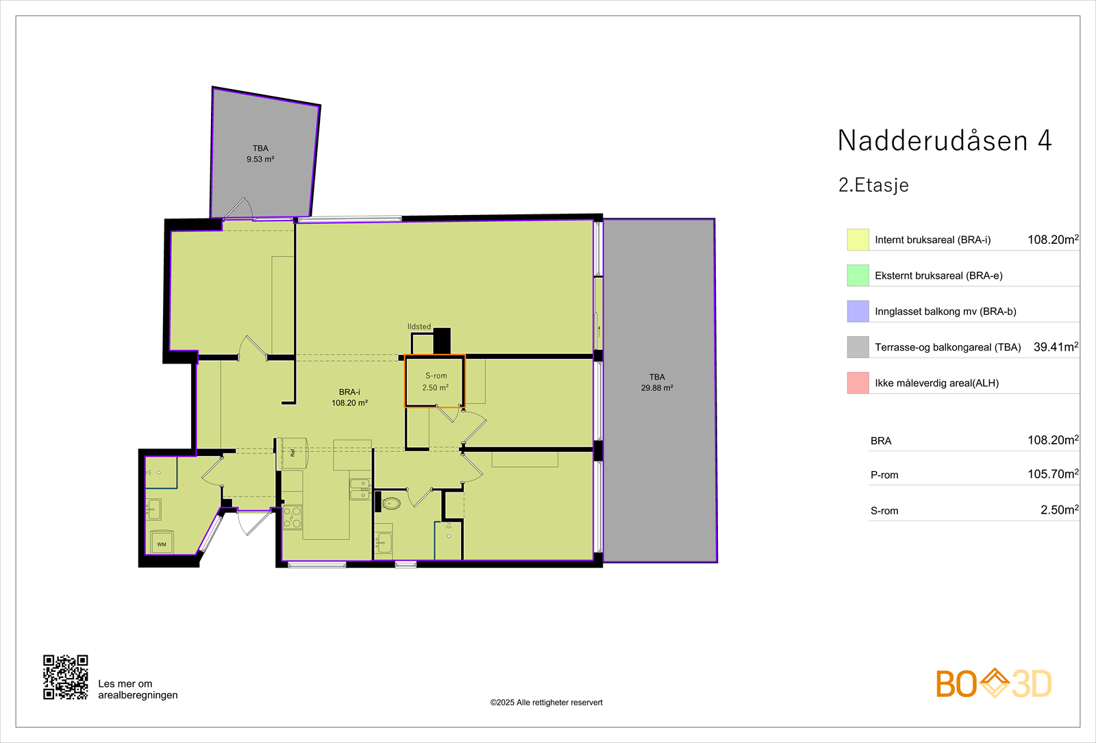 Plantegning 2.Etasje BRA Galleribilde