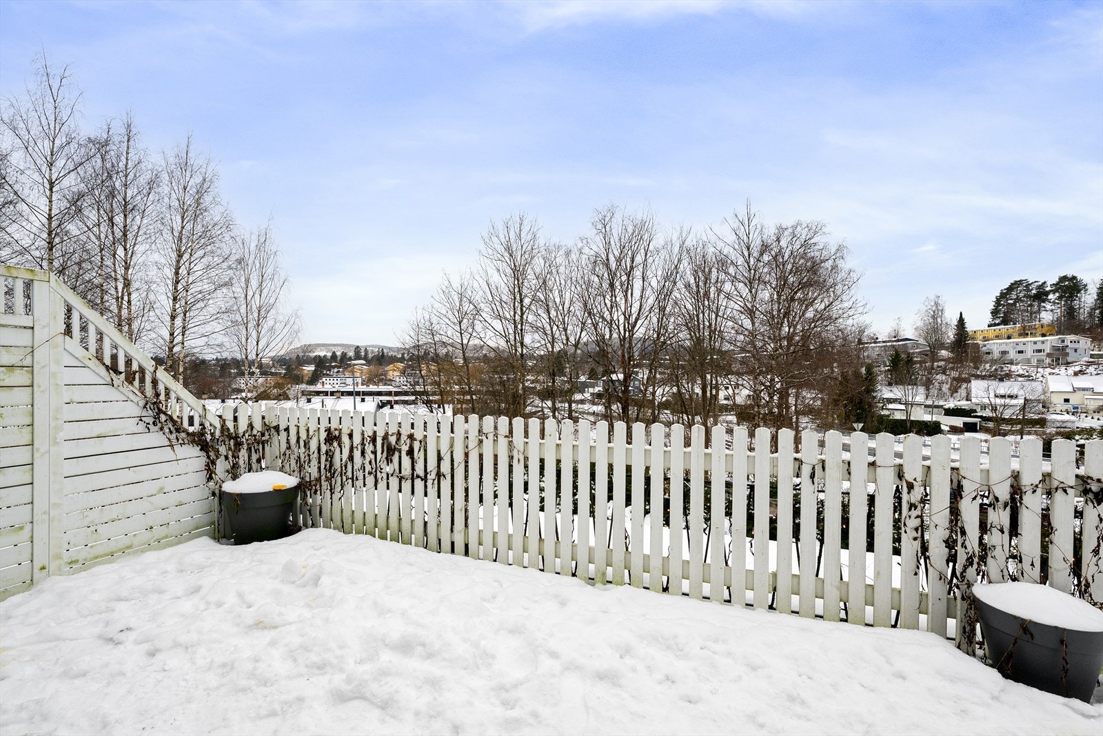 Her er det god plass til diverse utemøblement Galleribilde