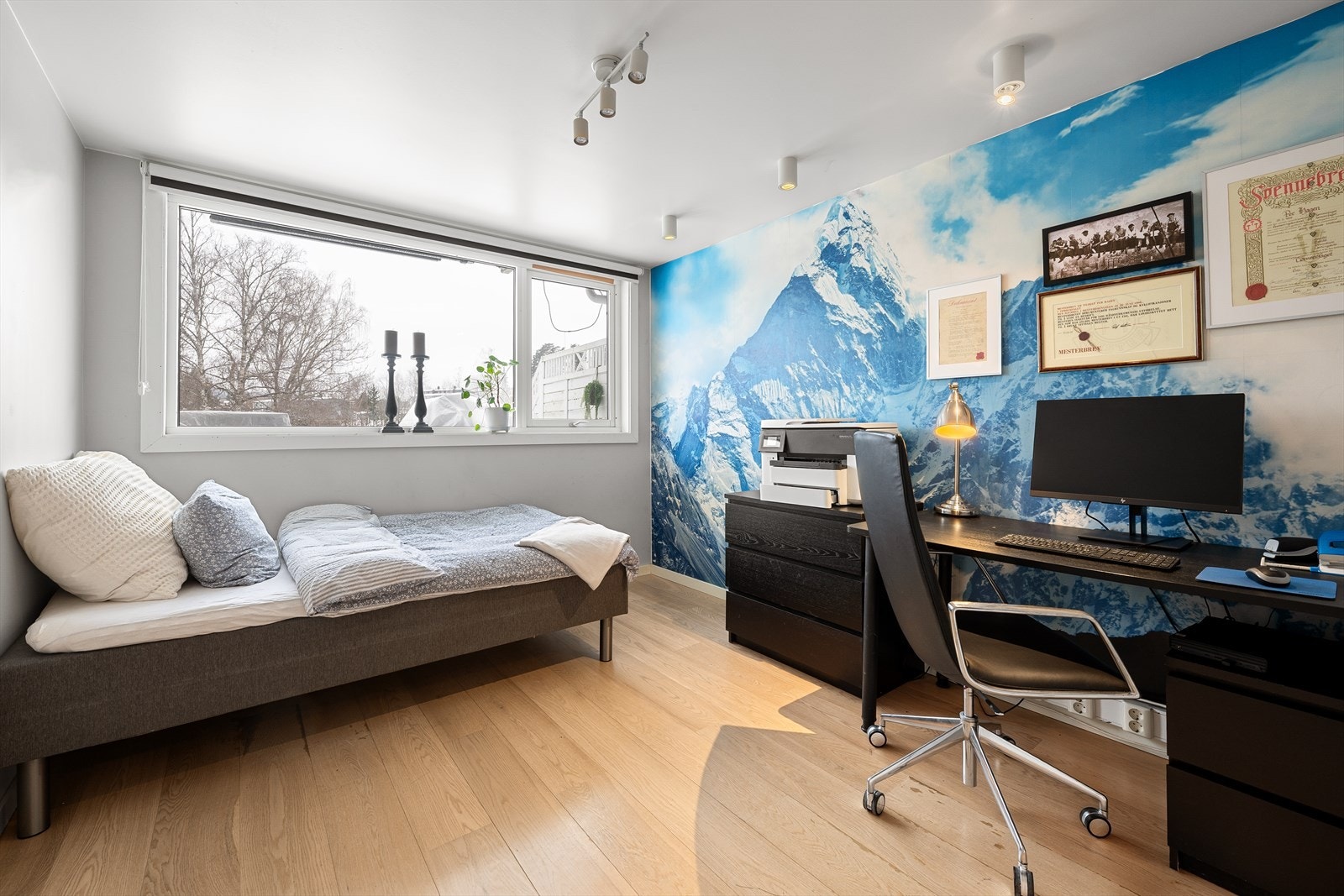 Boligen har totalt tre soverom Galleribilde