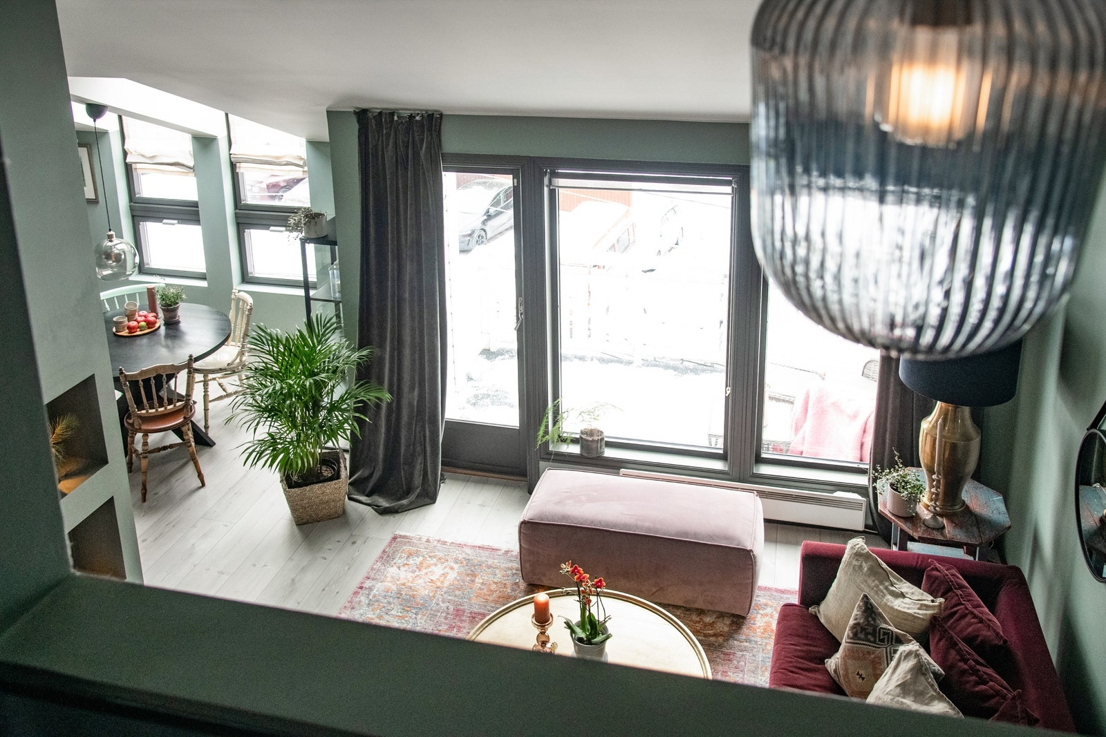 Fra loftstuen mot stuen. Galleribilde