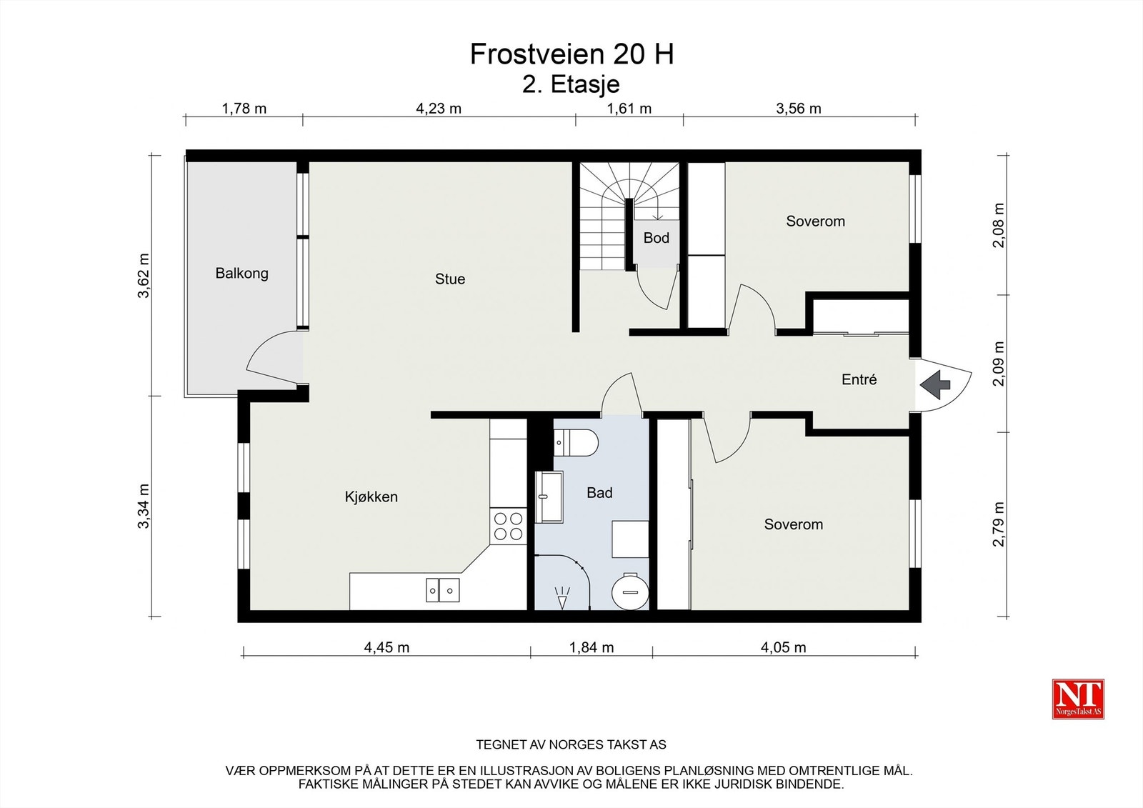 Plantegning 2. etasje. Galleribilde