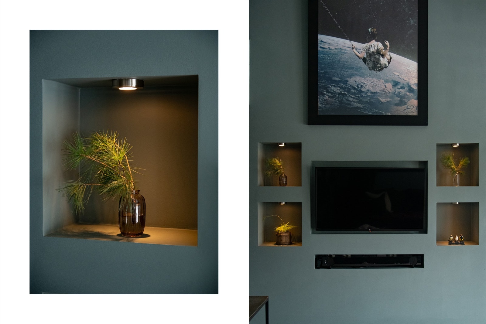 Leiligheten har flere spesielle og unike detaljer. Galleribilde