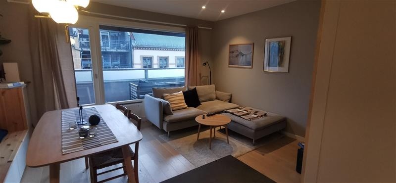 Stue sett fra kjøkkenet Galleribilde