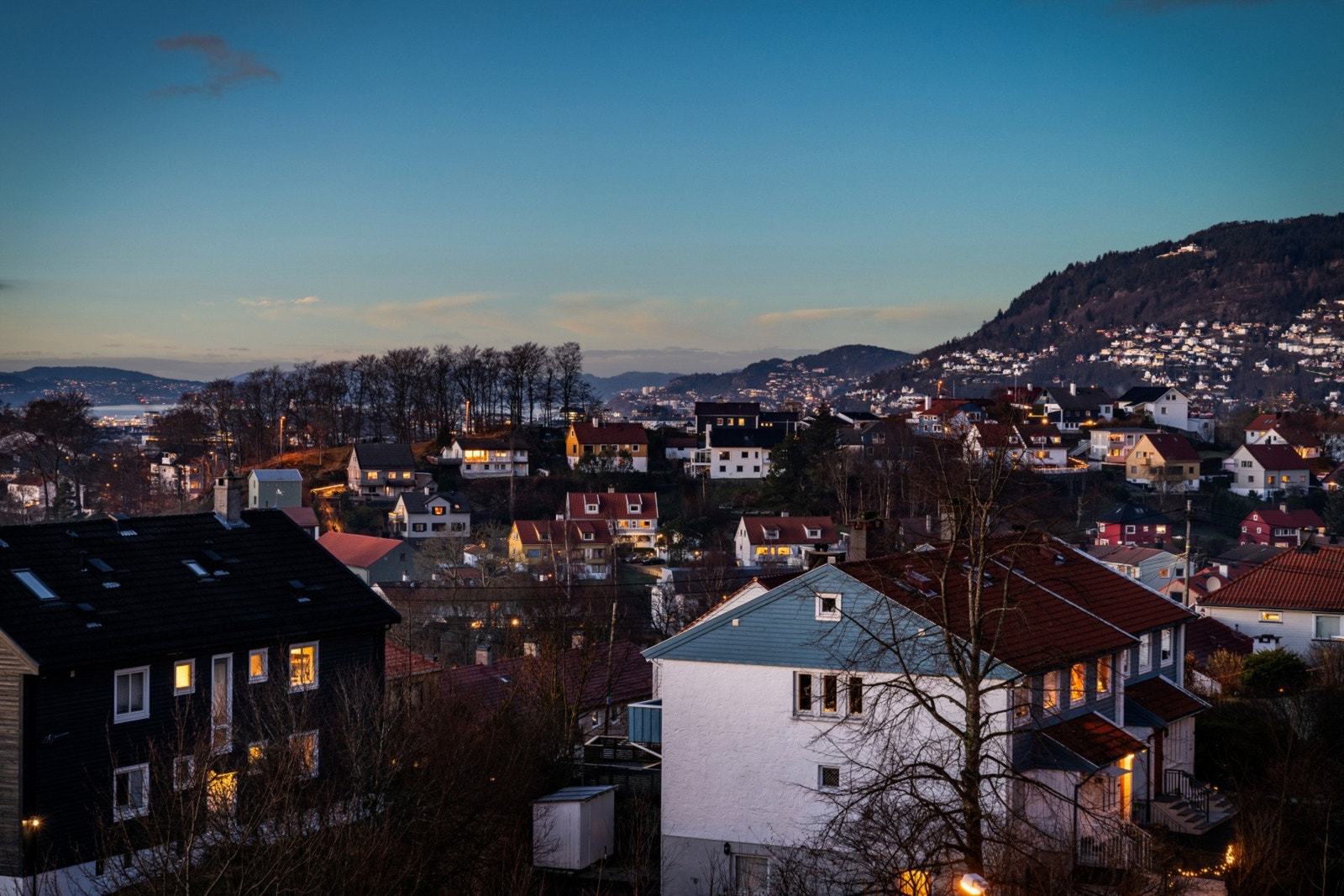 - Utsikten er ekstra koselig på kveldstid - Galleribilde