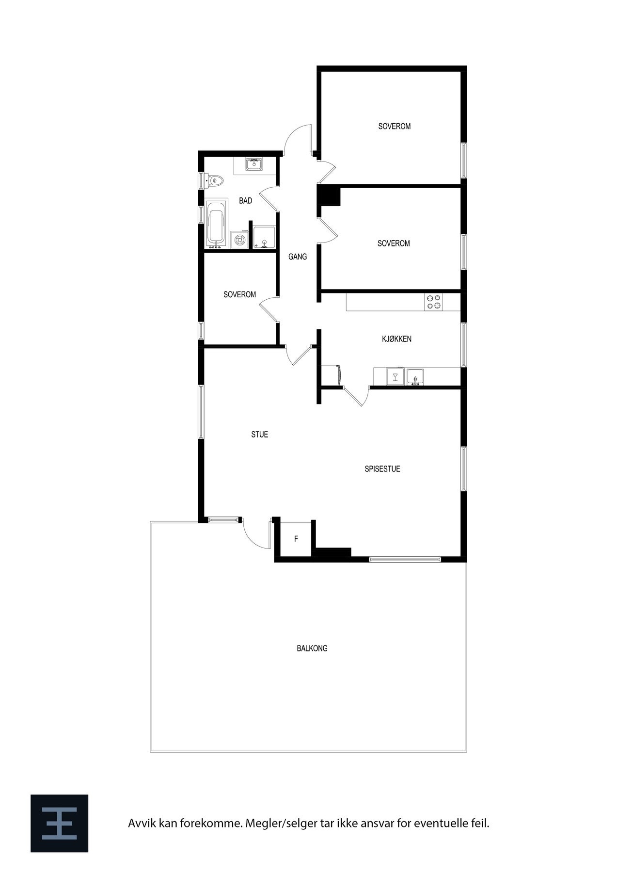 Plantegning - 2. etasje. Galleribilde