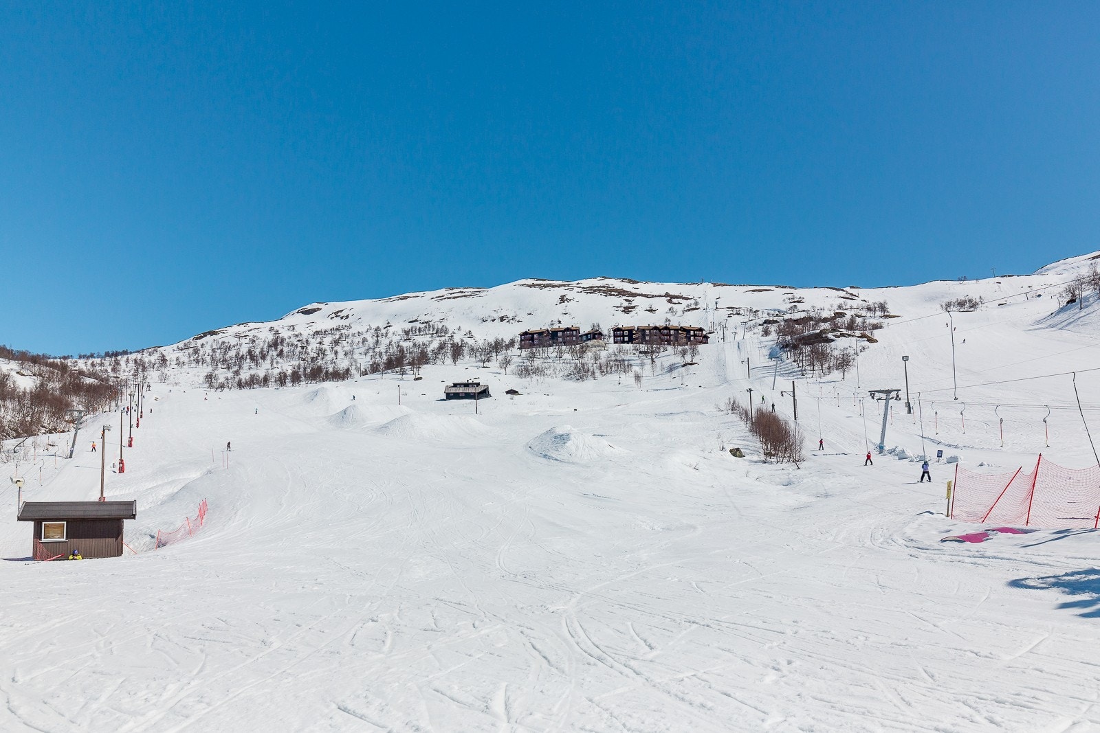 En av nedfartene i Haukelifjell skisenter Galleribilde