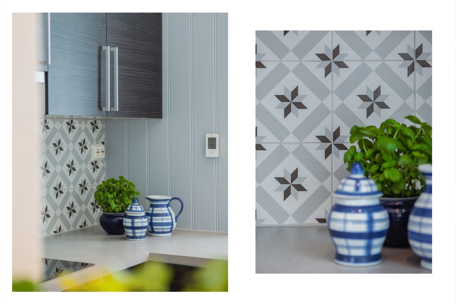 Diverse detaljer på kjøkken. Galleribilde