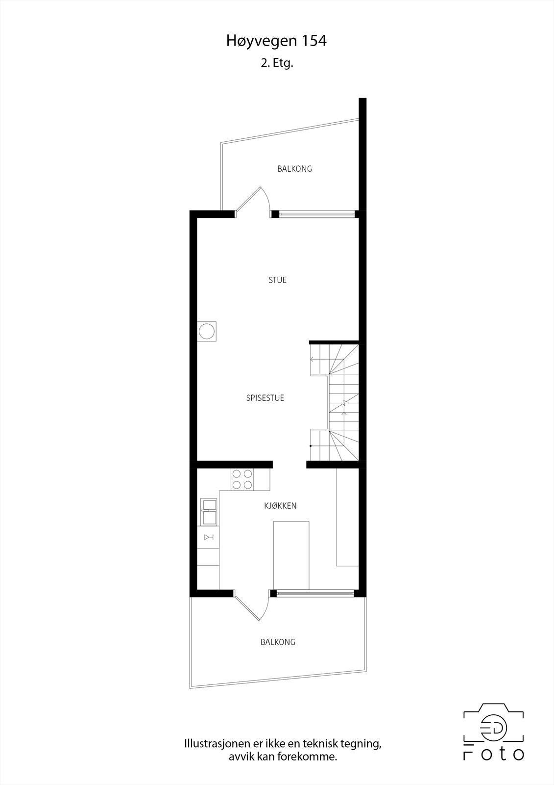 Planløsning hovedetasjen Galleribilde