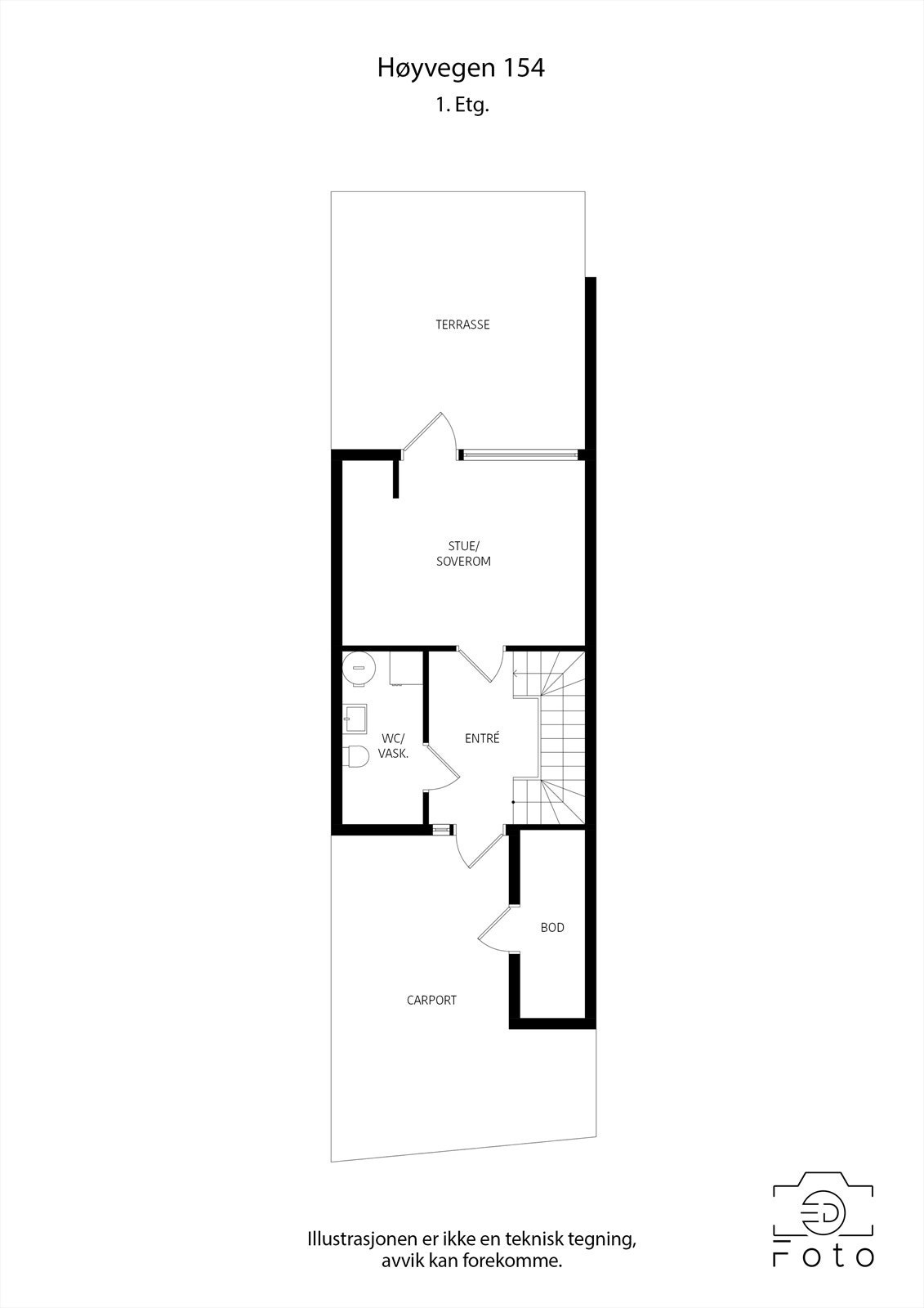 Planløsning første etasje Galleribilde