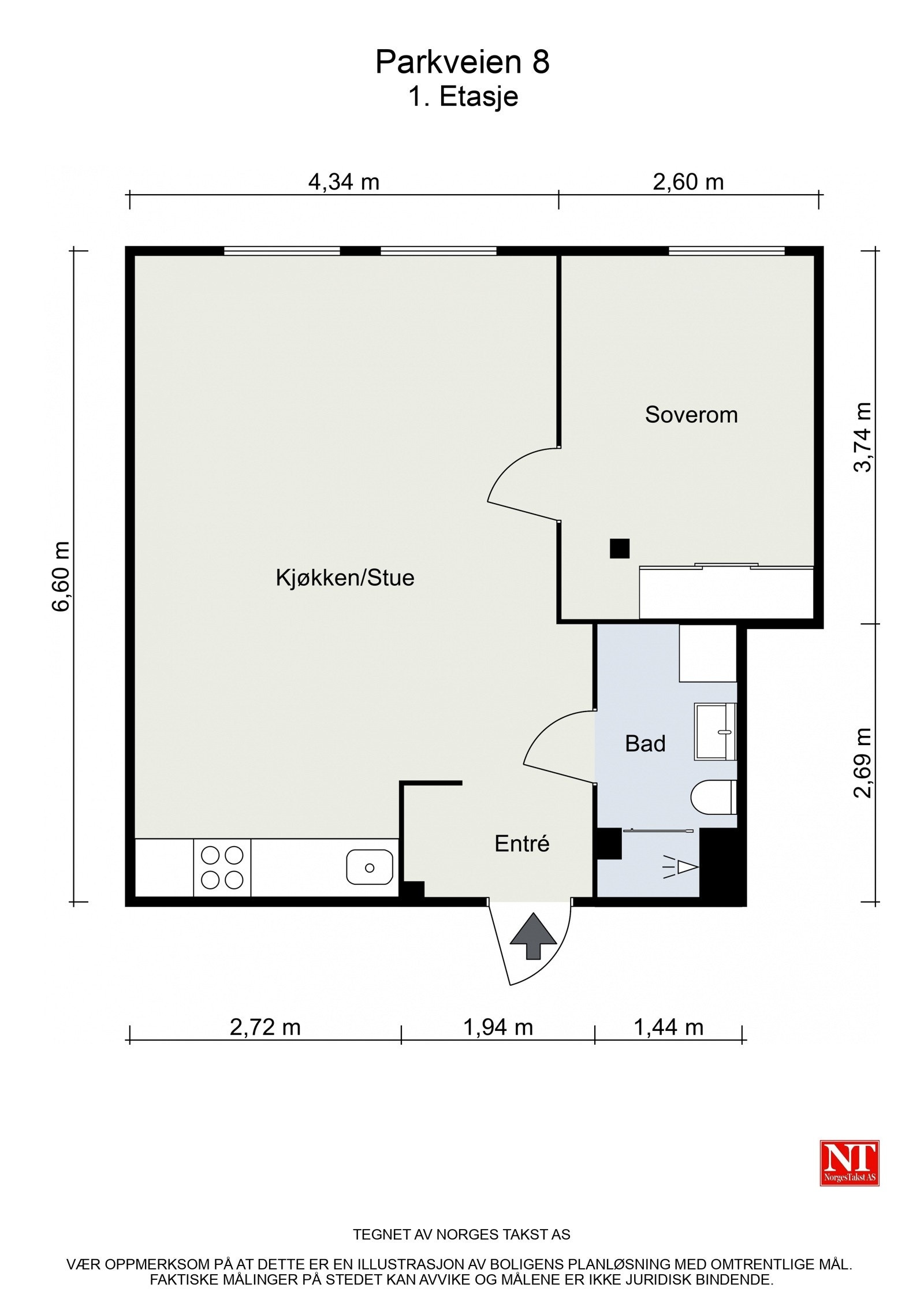Plantegning Galleribilde