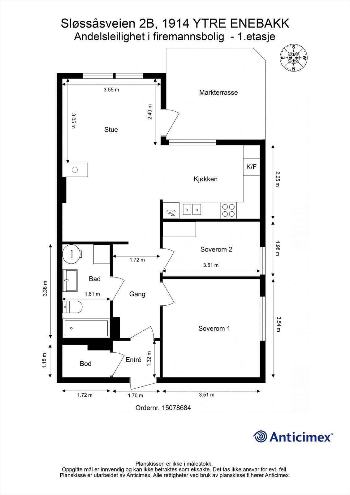 Plantegning 1. etasje. Galleribilde