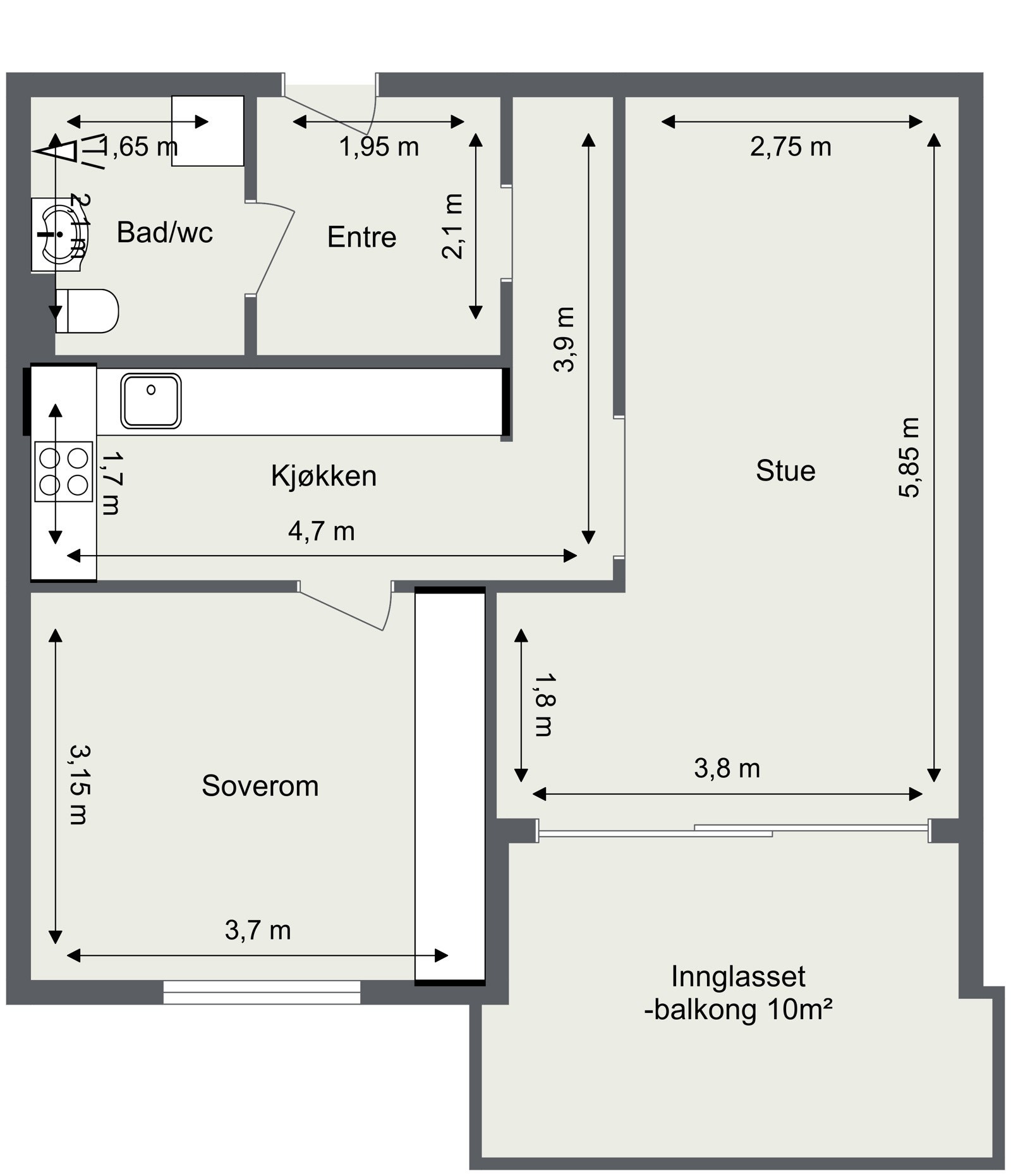 God planløsning Galleribilde