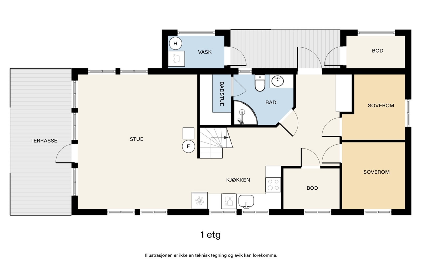 Plantegning hovedplan Galleribilde